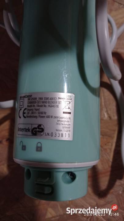Blender ręczny SILVERCREST SSMS 600 E2 Wieluń