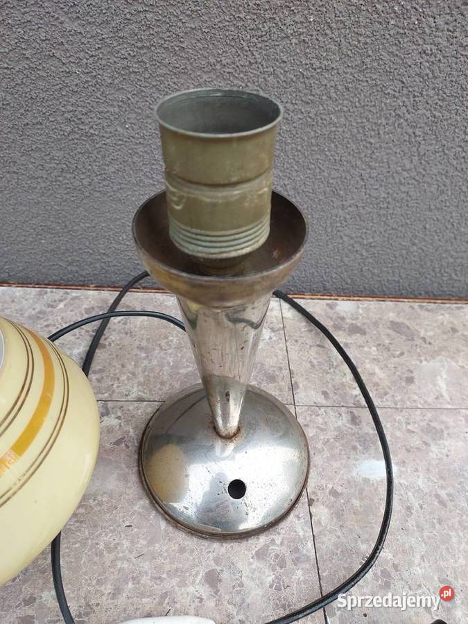 Stary lampka stołowa biurkowa art deco Tczew