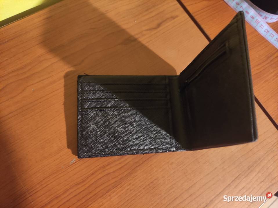 Portfel czarny Nowy Uniseks