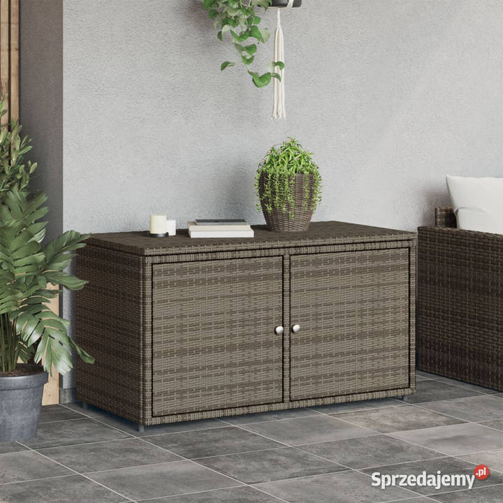 Szafka ogrodowa szara 110x55x605 polirattan Warszawa sprzedam