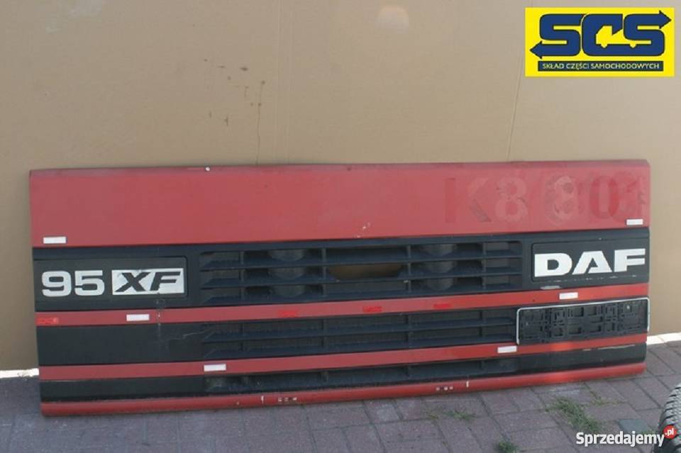 DAF XF 95 MASKA POKRYWA ATRAPA GRILL MOŻLIWA Bieleń