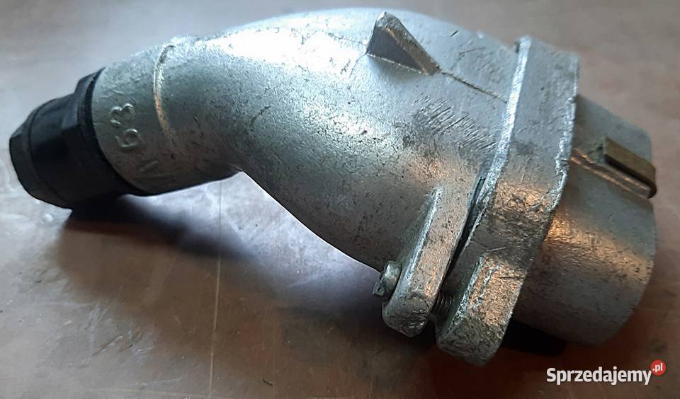 Wtyczka metalowa siłowa 63 A z lat PRL