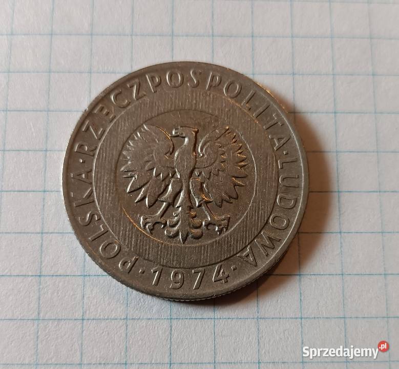 20 ZŁOTYCH 1974 POLSKA WIEŻOWIEC Numizmatyka Piszczac