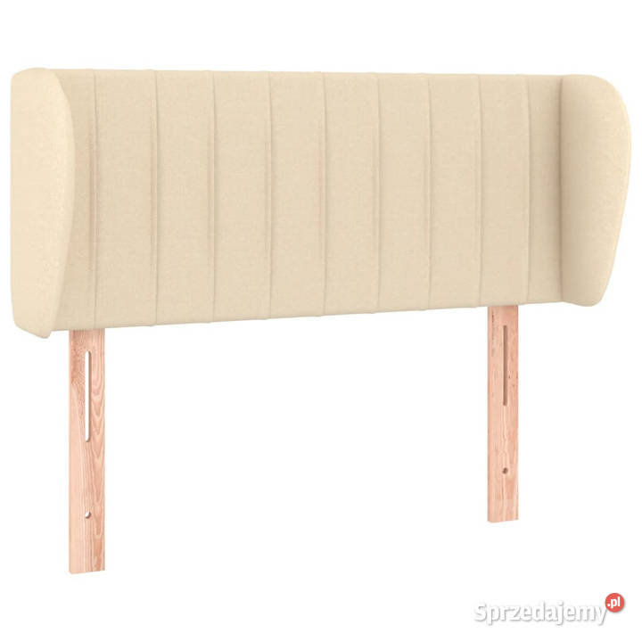 Zagłówek uszak kremowy 93x23x7888 tkanina Meble Warszawa sprzedam