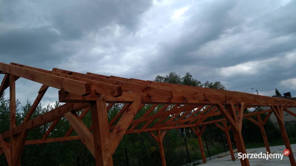 Wiata drewniana 12 x 6 Kozienice