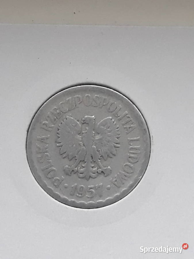 1 Złoty PRL 1957 r 1 rzadkość Numizmatyka sprzedam