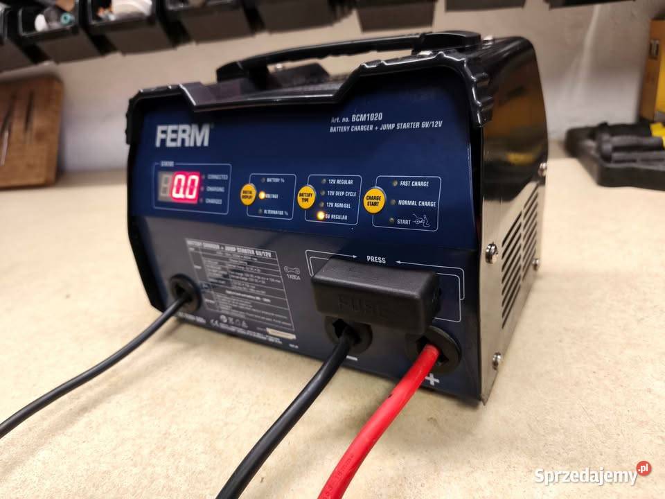 FERM BCM1020 prostownik ładowarka akumulatorów podkarpackie Rymanów