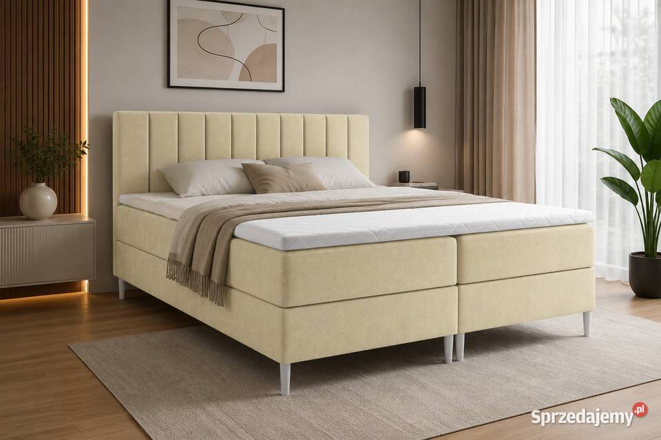 Łóżko do sypialni 160x200 z pojemnikiem na Myszków sprzedam