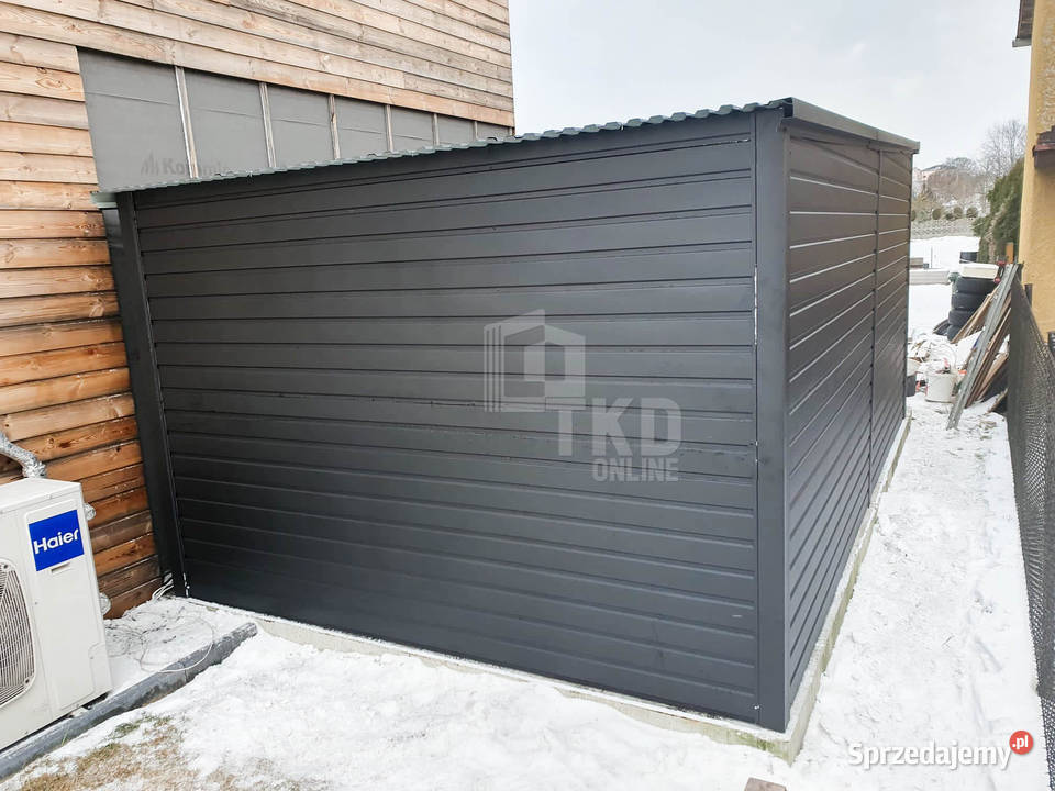 Garaż Blaszany 4x6 Brama uchylna Antracyt TKD152 312zł/m2 pomorskie