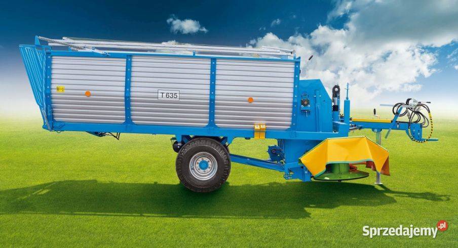 Przyczepa samozbierająca ścinacz zielonek Zamet nieuszkodzony kujawsko-pomorskie Rogóźno