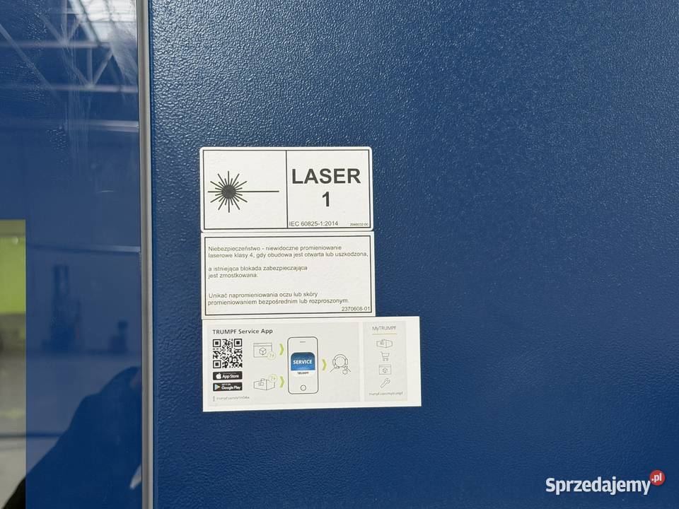 TRUMPF TruLaser 5030 L76 2022 Wycinarka Laserowa Warszawa