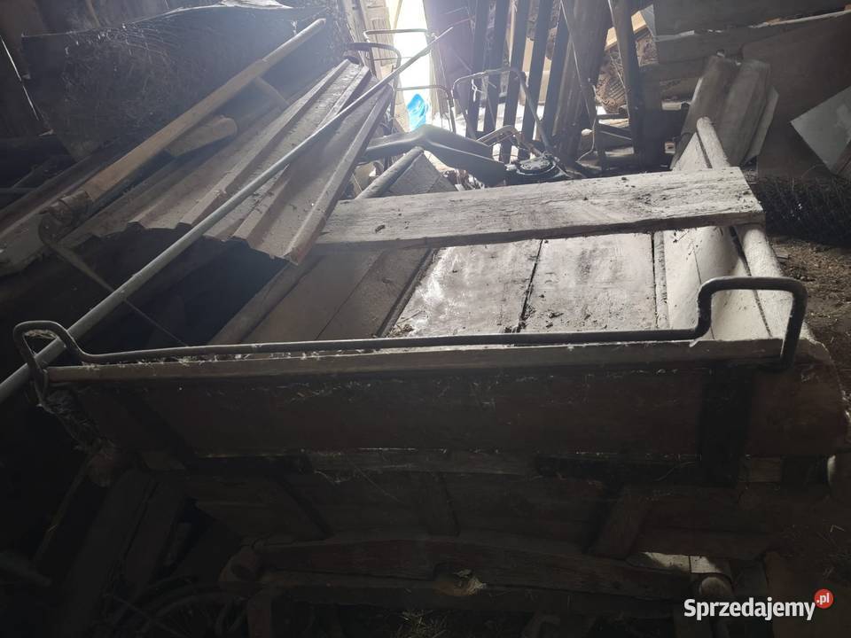 Sanie konne i wóz gumowy lubelskie Hrubieszów