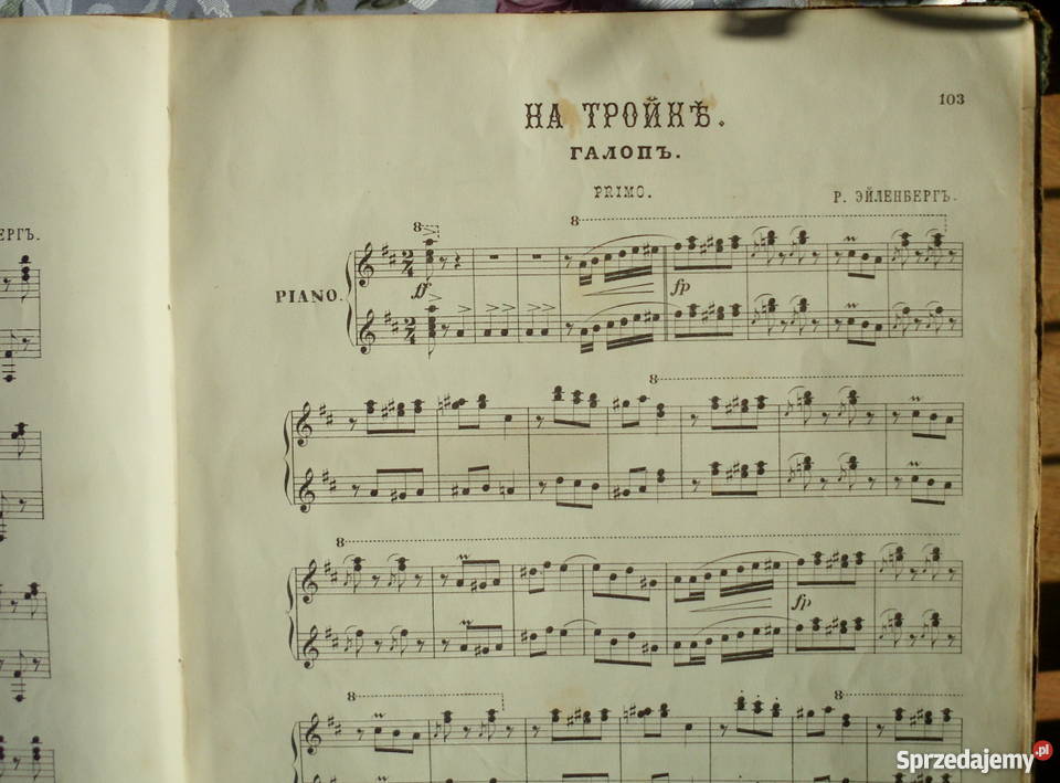 ANTYK Stare nuty oprawiony zbiór ocenzurowany Kraków