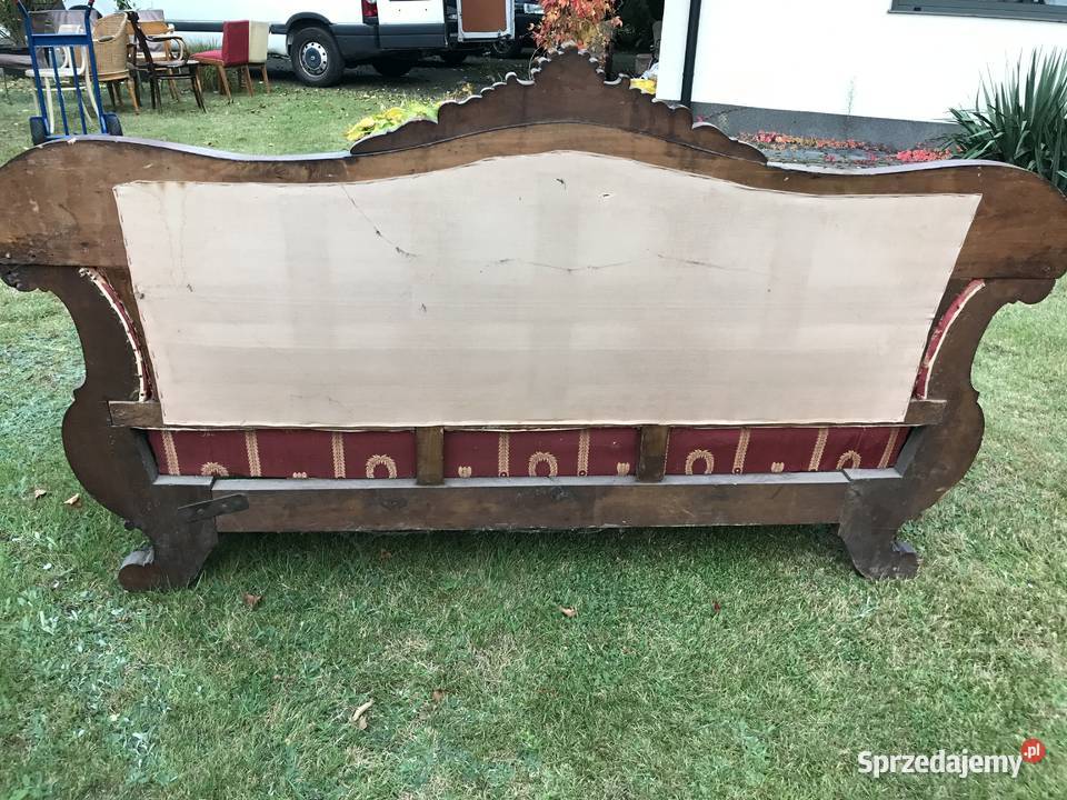 Kanapa Biedermeier XIX wiek 200cm Brzeźce