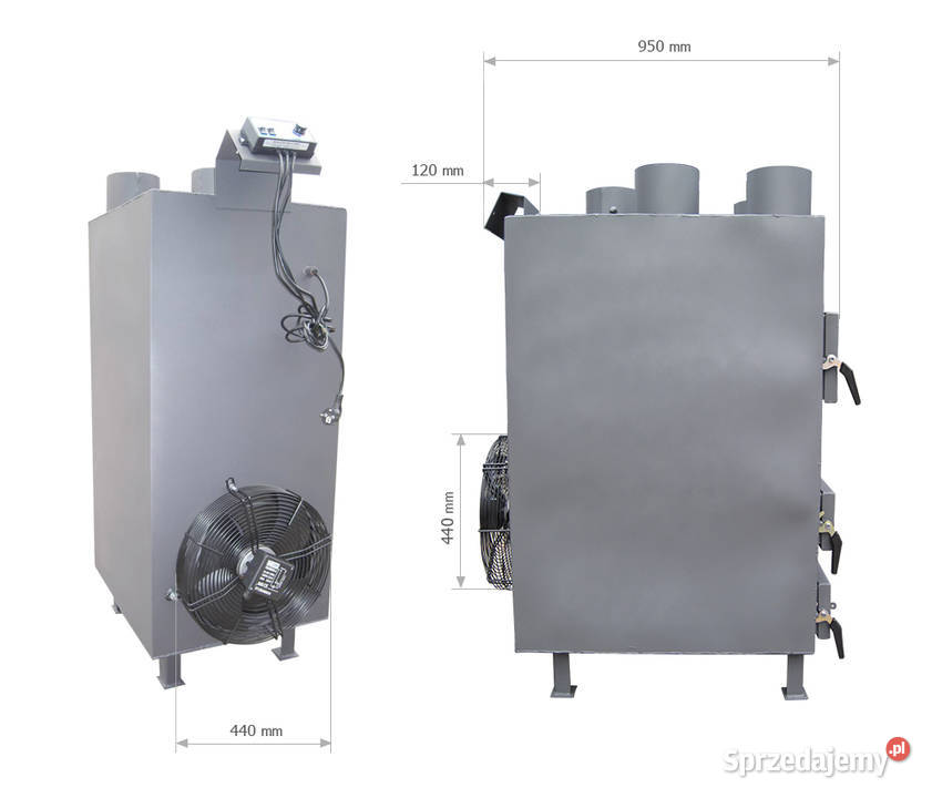 PIEC NADMUCHOWY PN4 3035 kW wentylator sterownik Szpetal Górny