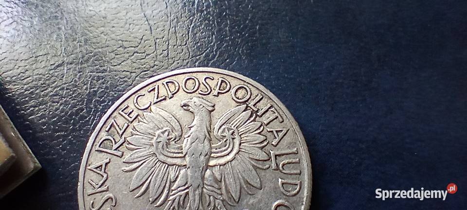 Stare monety 5 złotych 1973 normalna PRL Polska Lesko