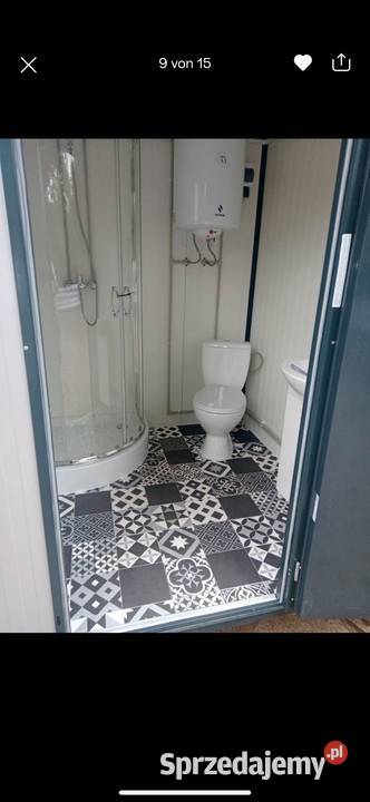 Łazienka ogrodową WC Giżycko