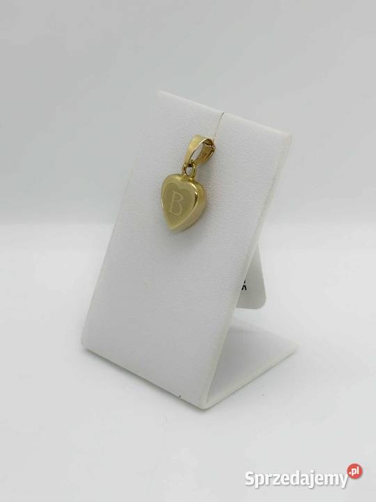 Złota zawieszka pr 585 083g Literka B Elbląg
