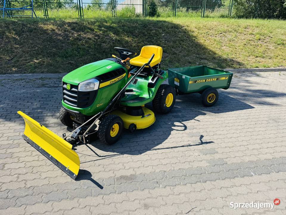 Traktorek kosiarka John Deere D110 19 BS PŁUG Białystok sprzedam