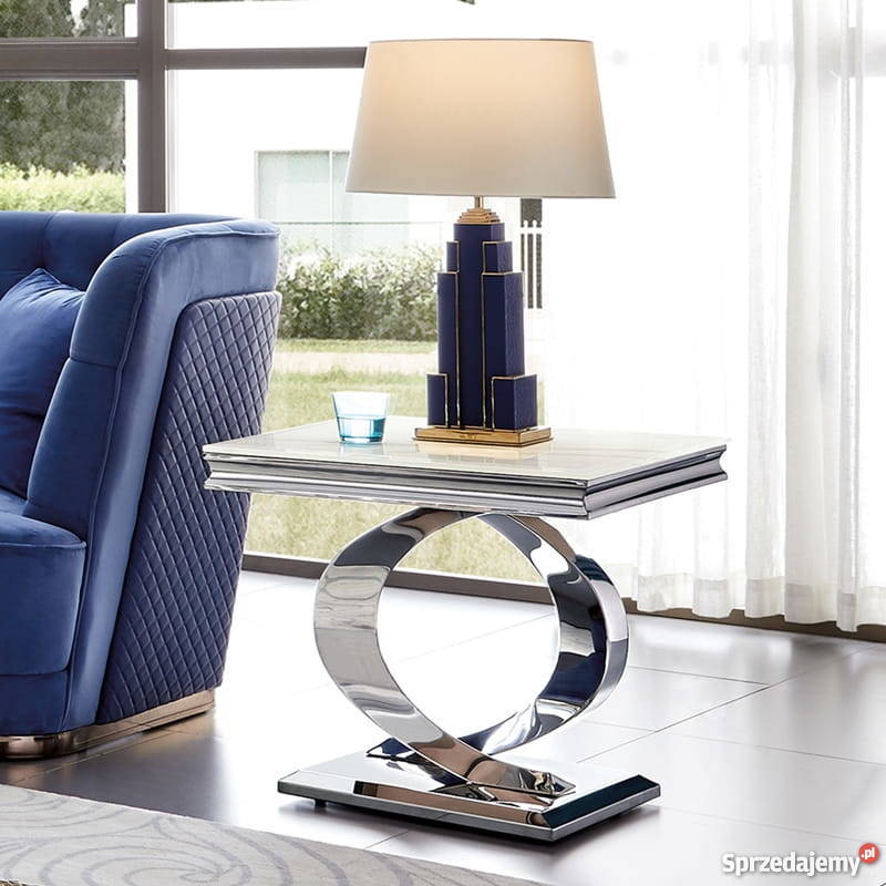 Stolik kawowy glamour Buffalo 60x60x58 blat