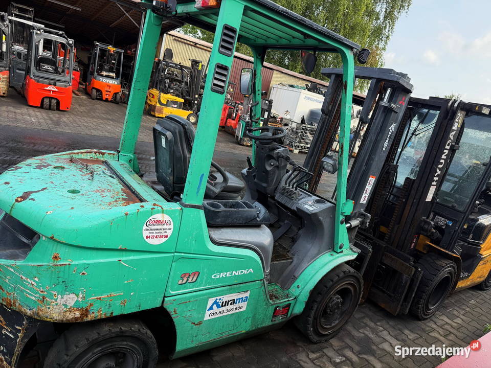 wózek widłowy MITSUBISHI FD30NT diesel S4S 3000 łódzkie Działoszyn