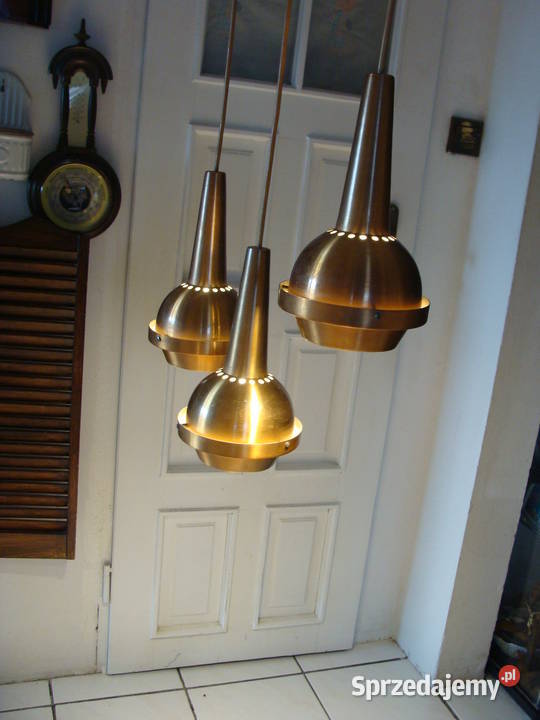 Stylowy lampa kaskadowa z lat 70 Wrocław