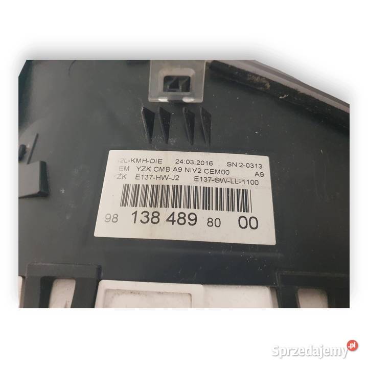 LICZNIK ZEGARY 9813848980 Peugeot 208 I LIFT 16 Chełm sprzedam