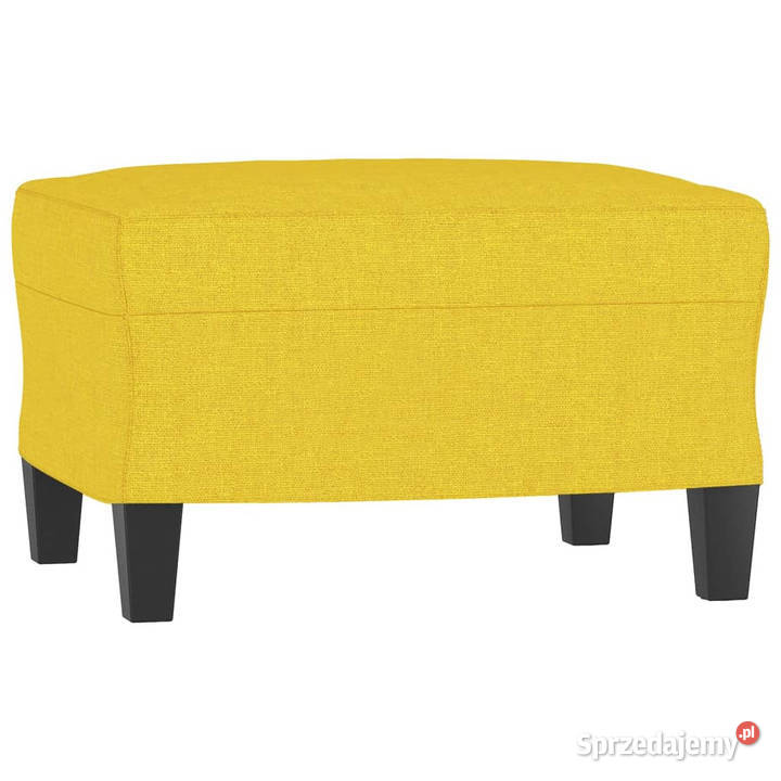 3osobowa sofa z podnóżkiem jasnożółty 180 Sofy i kanapy Warszawa