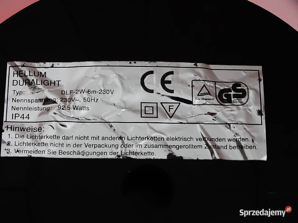 LED wąż świetlny Hellum DURALIGHT 6 m czerwony Biłgoraj