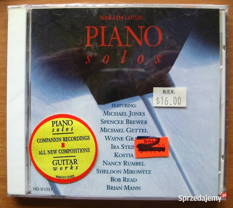 Narada Piano Solos Jones Brewer Gettel Kostia Płyty i kasety Kępice