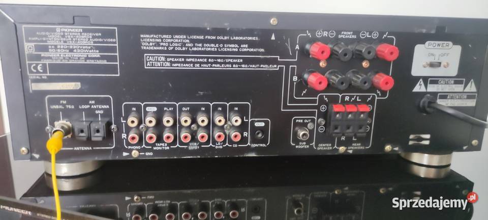 Amplituner Pioneer VSX405 RDS Amplitunery łódzkie Kutno