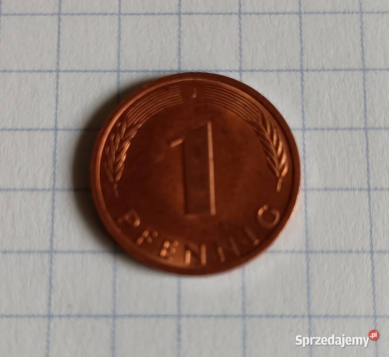 1 PFENNIG 1 FENIG 1984 J NIEMCY Piszczac