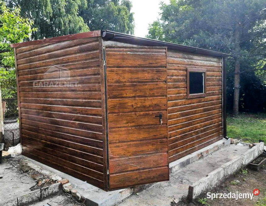 SCHOWEK DOMEK OGRODOWY 4m x 3m SPAD W PRAWO Łapanów sprzedam