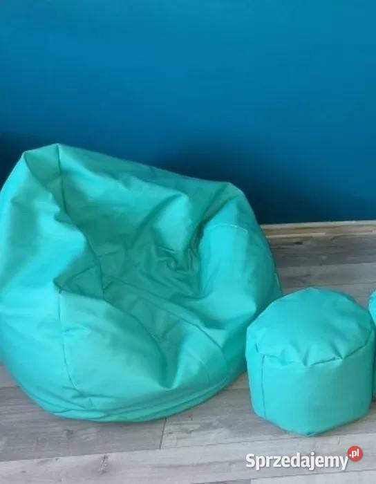 Pufa worek kolor turkusowy Nowy Korczyn sprzedam