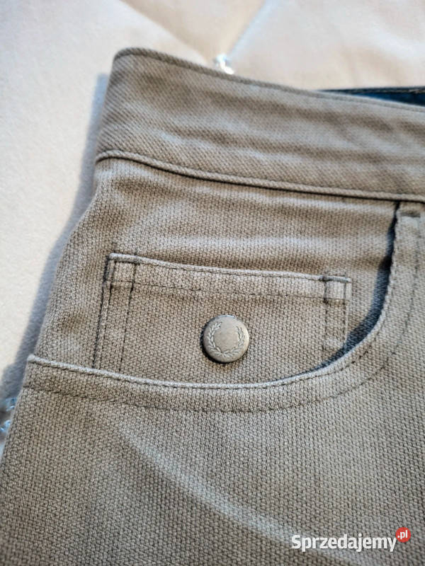 Szare chinosy Fred Perry regular fit eleganckie Rozmiar L lubuskie Zielona Góra sprzedam