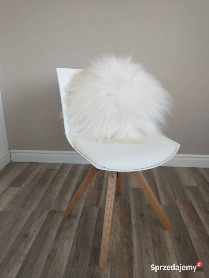 Poduszki Okrągłe Skóra Owcza Naturalna Poduszka Szaflary