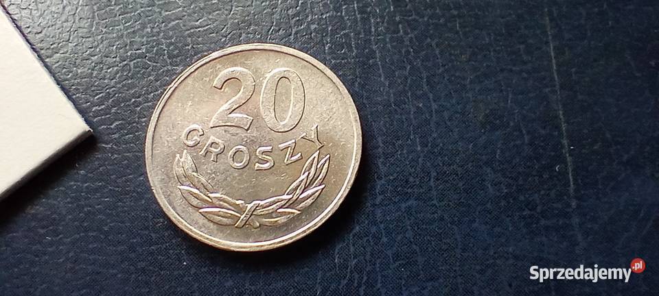Stare monety 20 groszy 1981 PRL Polska piękna Lesko sprzedam