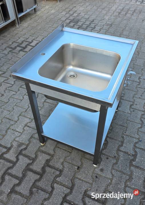 Zlew Basen 1 Komorowy z Półką 807085 M1356 N Nowe Skalmierzyce