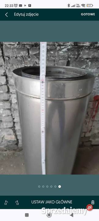 Kominy spalinowe że stali kwasoodpornej Pozostałe Kołbaskowo sprzedam