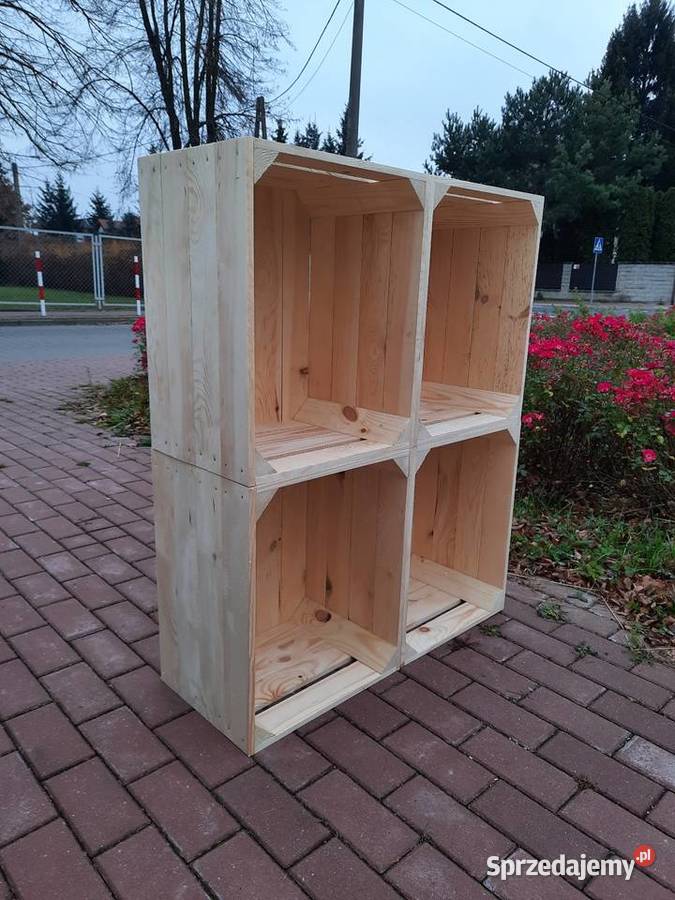 Skrzynka drewniana NUMER1 szlifowana handmade