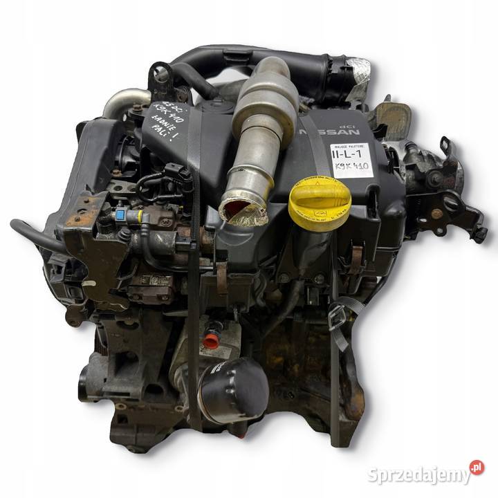 SILNIK K9K410 Nissan Juke F15 Qashqai 15 DCI 110 osobowe Silniki kompletne Chełm sprzedam