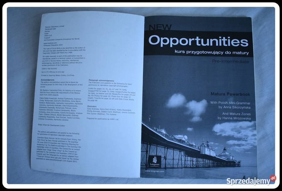 Opportunities Preintermediate Longman Matura