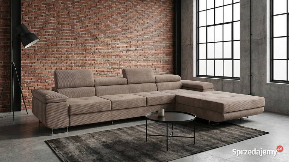 Narożnik z funkcją spania Madryt lewy 352x203 śląskie Katowice