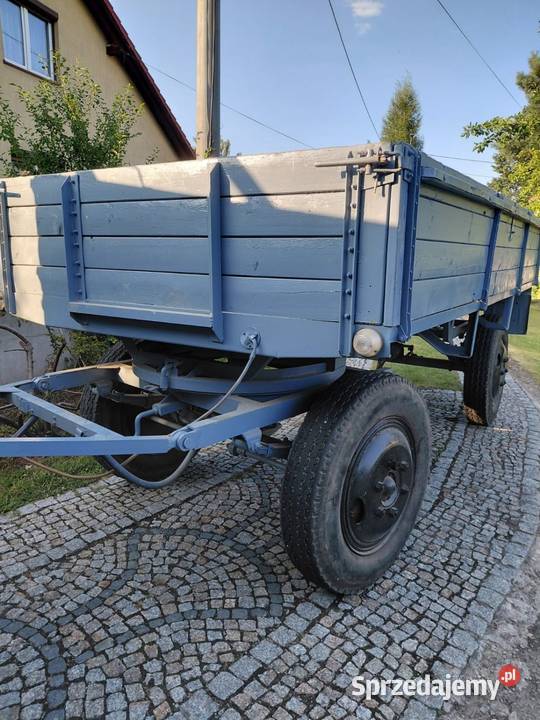 Zarejestrowana przyczepa rolnicza Piława D44 B Marcinowice