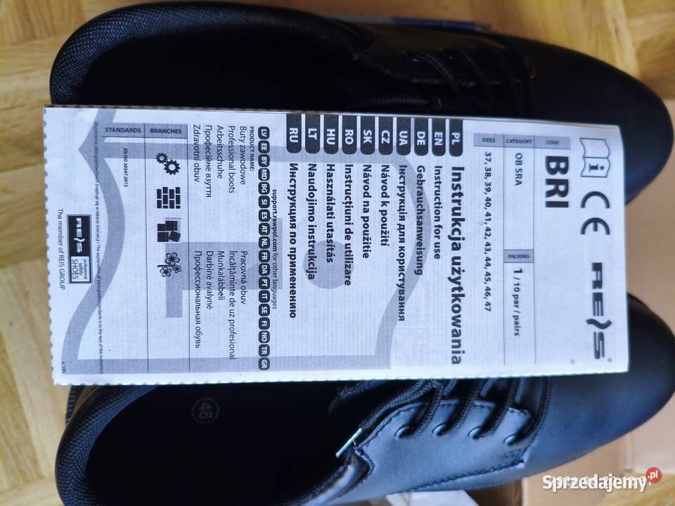 BRINDREIS Buty zawodowe indreis wykonane ze Lublin
