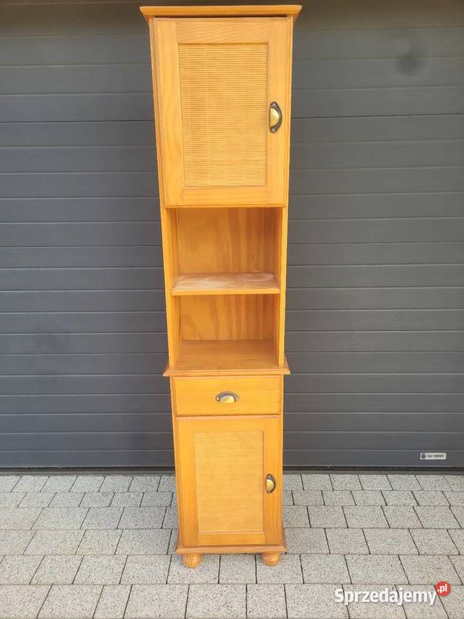 Szafka słupek drewniany vintage Niwy