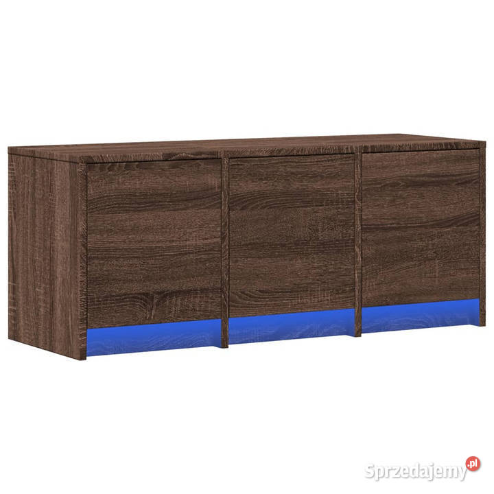 Szafka TV z LED brązowy dąb 97x34x40 WM852242 Warszawa
