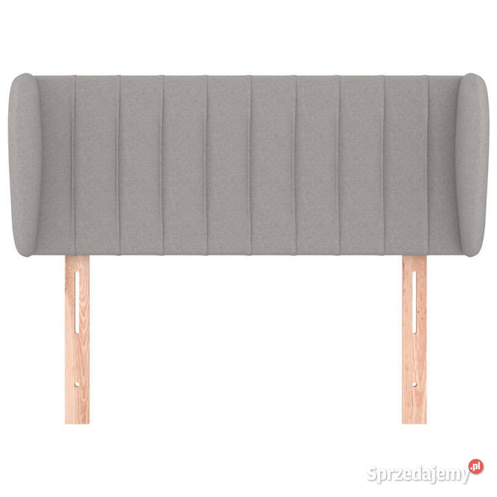 Zagłówek uszak jasnoszary 83x23x7888 tkanina Warszawa sprzedam