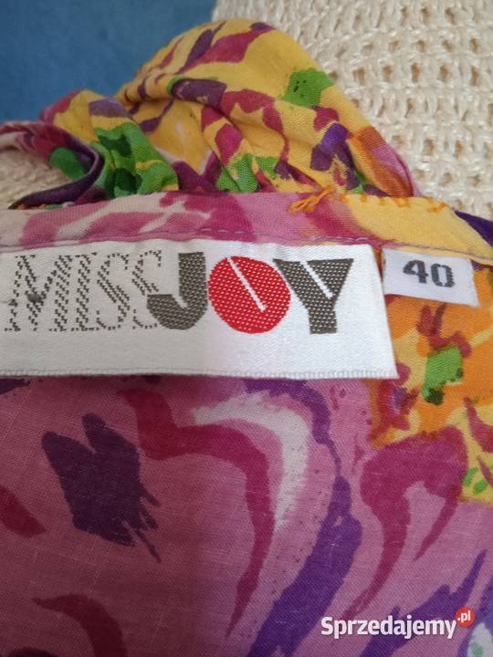 KOLOROWA LETNIA SUKIENECZKA ROZKLOSZOWANA r 40 Piła