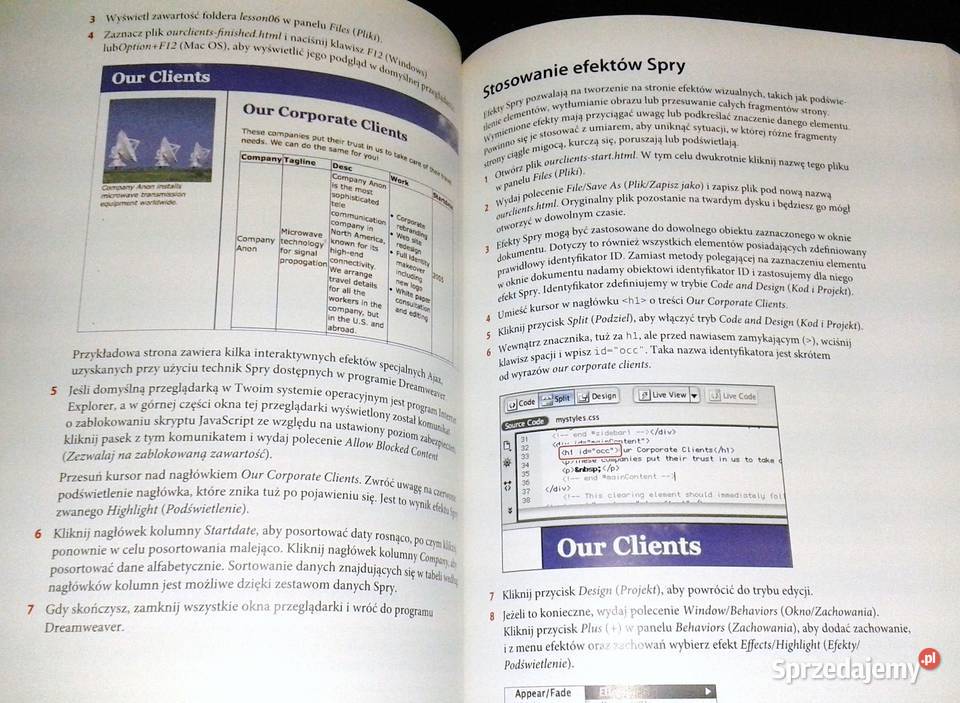 Adobe Dreamweaver CS4CS4 Oficjalny podręcznik Chełm